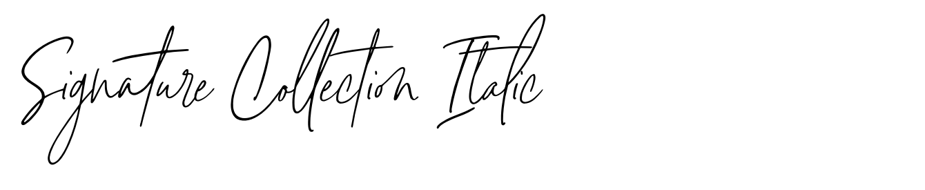 Signature Collection Italic